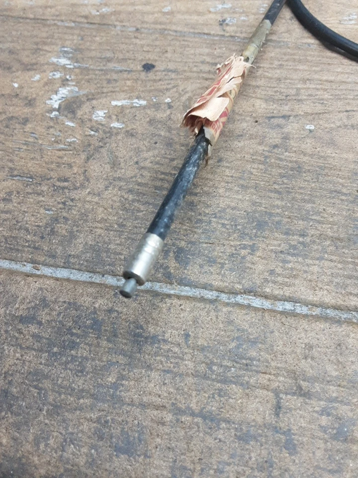 NOS OEM Kawasaki G4TR G5 KV100 Choke Cable Assembly #54017-047 - Imagem 2 de 4