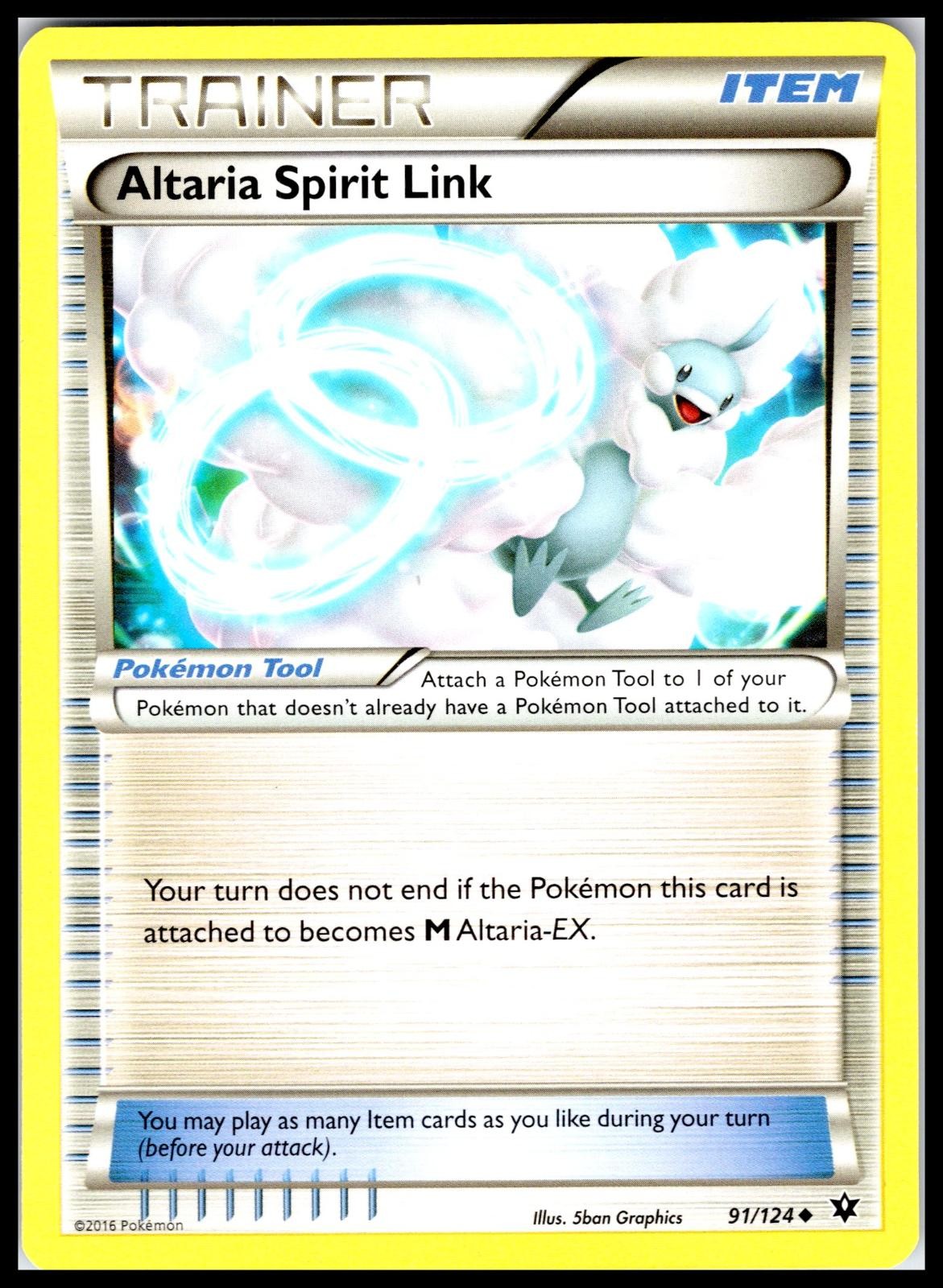 ALTARIA SPIRIT LINK - Pokemon - 5ban Graphics 91/124 FCO Fates Collide - NM/M