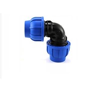 Gomito 90° Compressione Irrigazione Pe Tubo Curva