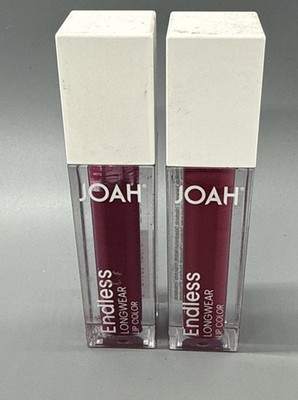 Joah Endless Longwear Liquid Lip Color Lipstick Jsll06 Chit Chat .18 oz Ea 2pcs