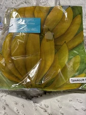 100 Percent Silk Breeze Banana Ladies Silk Scraf.  Measures 34 X 36 inches. New