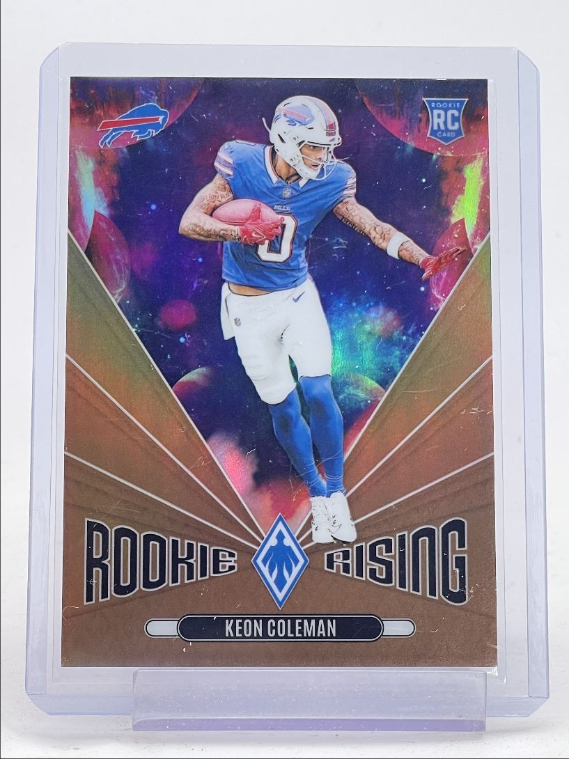KEON COLEMAN 2024 PHOENIX ROOKIE RISING BRONZE BILLS #RR-KCN RC /75 Q4894