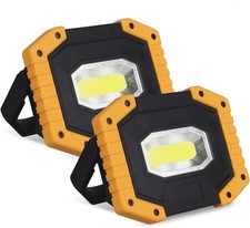 Foco LED Recargable 2 Packs Foco LED Bateria 30W 2000LM Luz Portátil Recargable