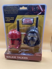 STAR WARS-DISNEY WALKIE TALKIES - DARTH VADER RED STORMTROOPER KIDS-500 FEET