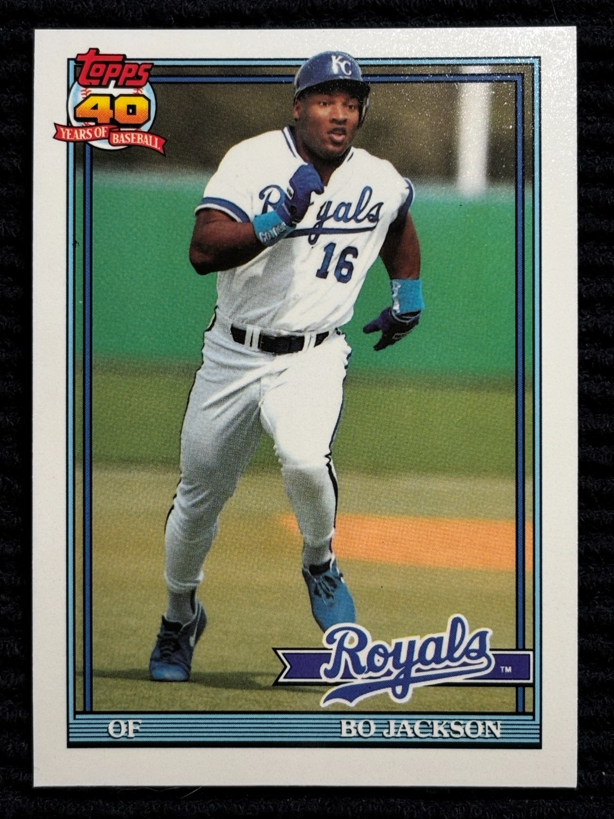 1991 Topps Tiffany  #600  Bo Jackson  Kansas City Royals