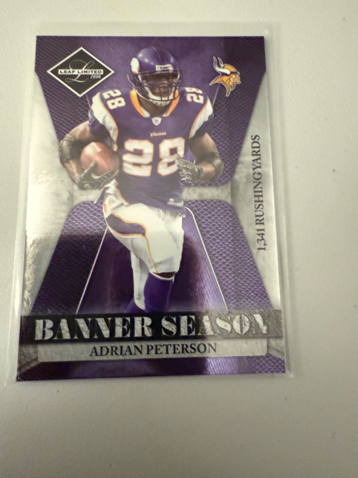 2008 Leaf Limited - Banner Season Adrian Peterson #BSM-1 460/999