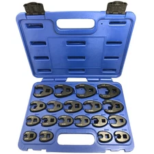 SATRA 19tlg Hahnenfuss Steckschlüssel Krähenfuss Schraubenschlüssel metrisch Kfz