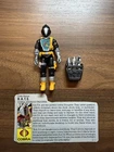 G.I. Joe ARAH 1986 COBRA B.A.T.S. 100% Complete w/ Filecard Original Hasbro