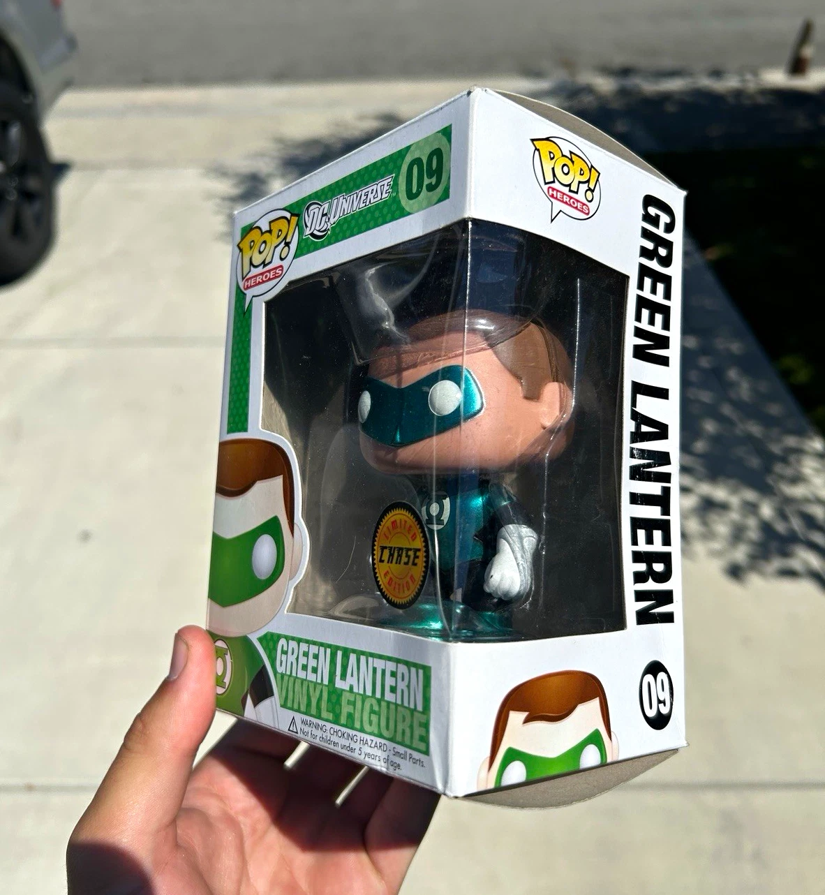 Funko Pop! Heroes DC Universe Green Lantern Chase Vinyl Figure #09 metallic