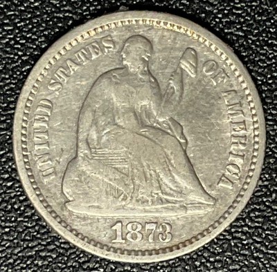 1873 Seated Liberty Half Dime