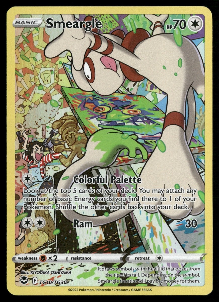 Smeargle TG10/TG30 SWSH12: Silver Tempest Trainer Gallery Pokemon