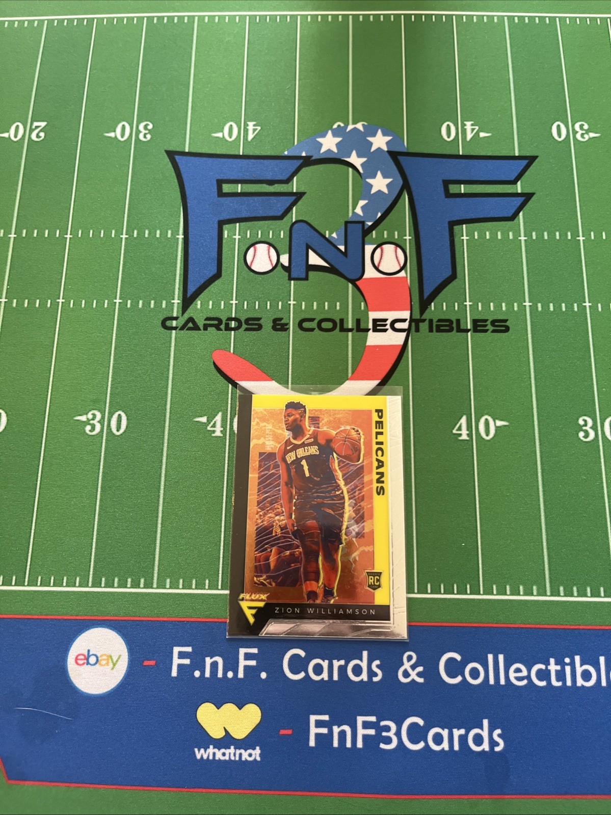 2019-20 Panini Chronicles - Flux Zion Williamson #584 (RC)