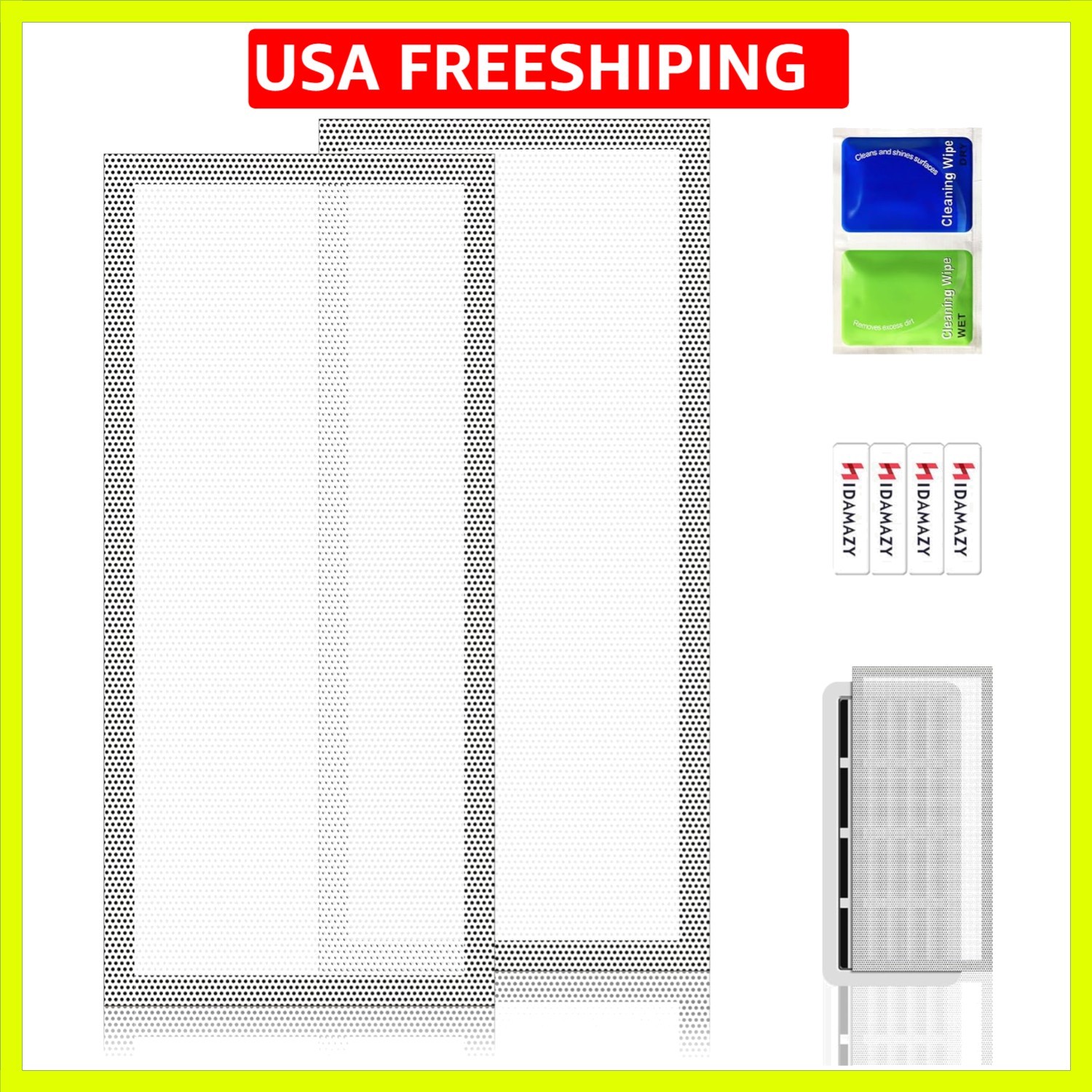 Floor Vent Cover Magnetic Covers for Air Vents 2Pack, Upgrated 5.5x12 Inch Ma...