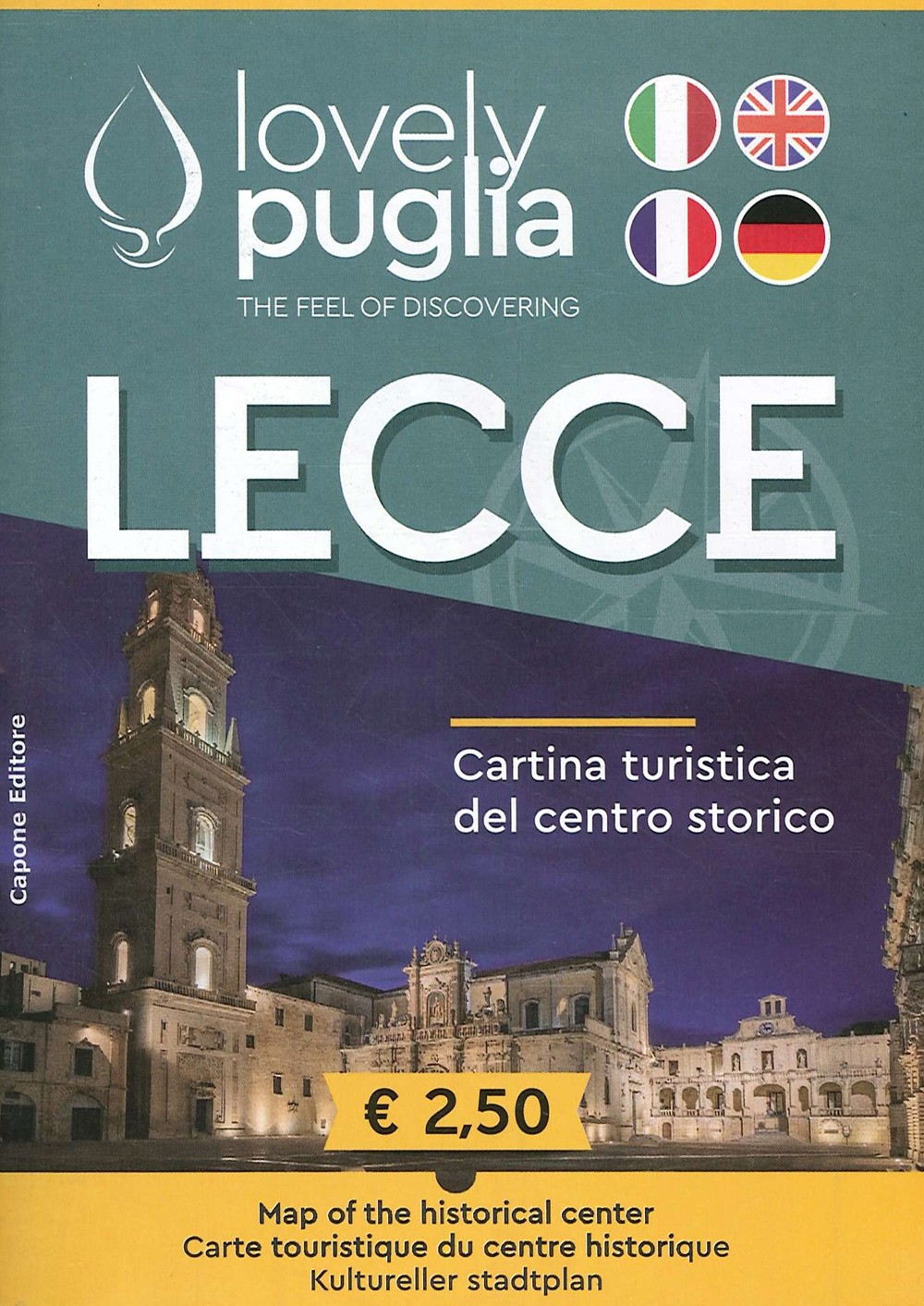 9788883492501 Lecce. cartina turistica del centro storico. lovel...f discovering