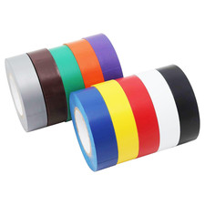 Electrical Tape Colors 10 Pack 3/4-Inch by 60 Feet,Lead-Free Flame Retardant Ele