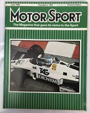 Motor Sport June 1983 Magazine Vintage In Good Condition