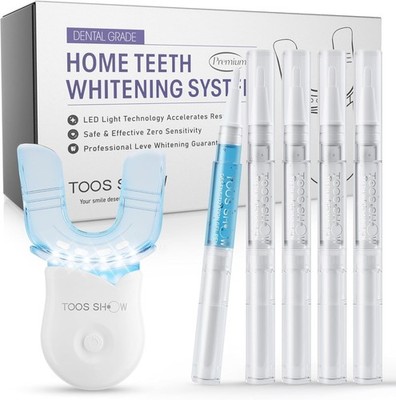 Kit de blanqueamiento de dientes con luz LED para dientes sensibles Nuevo