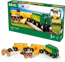 Farm Train Set Wooden Railway