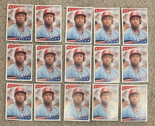 Lot of 15 Kirby Puckett 1985 O-Pee-Chee MLB Baseball Sticker #379 RC NOT MINT