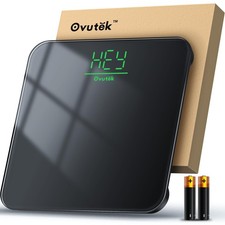 Ovutek Digital Bathroom Scale for Body Weight - Highly Accurate, 400 lbs