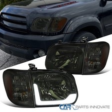 Fits 2005-2006 Toyota Tundra 05-07 Sequoia Smoke Headlightscorner Lamp Led Tube