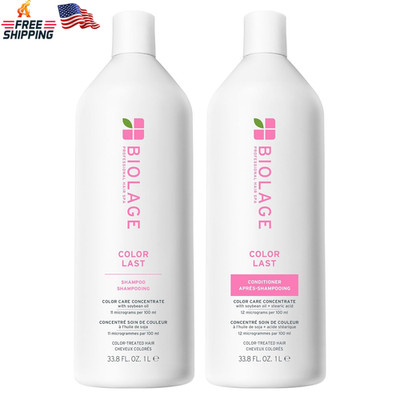 Biolage Color Last Shampoo & Conditioner Set - Helps Protect and Maintain Color-