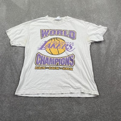 VTG Los Angeles Lakers NBA Champions T-Shirt Alstyle Apparel & Men s L Kobe Shaq