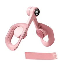  Pilates Reformer,at Home Workout &Fitness Equipment,Thigh Exerciser&Booty Pink