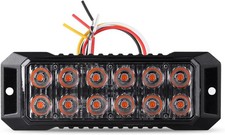 New12-LED Flashing Strobe for 12-24V Trucks Car Vehicle LED Mini Grille Head E