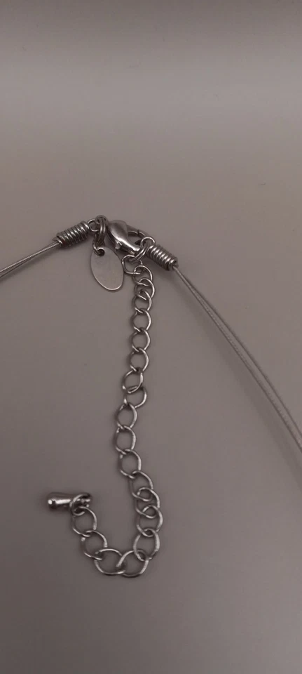 Collar colgante de gotas Lia Sophia doble hilo de alambre 19 pulgadas Foto 4 de 4