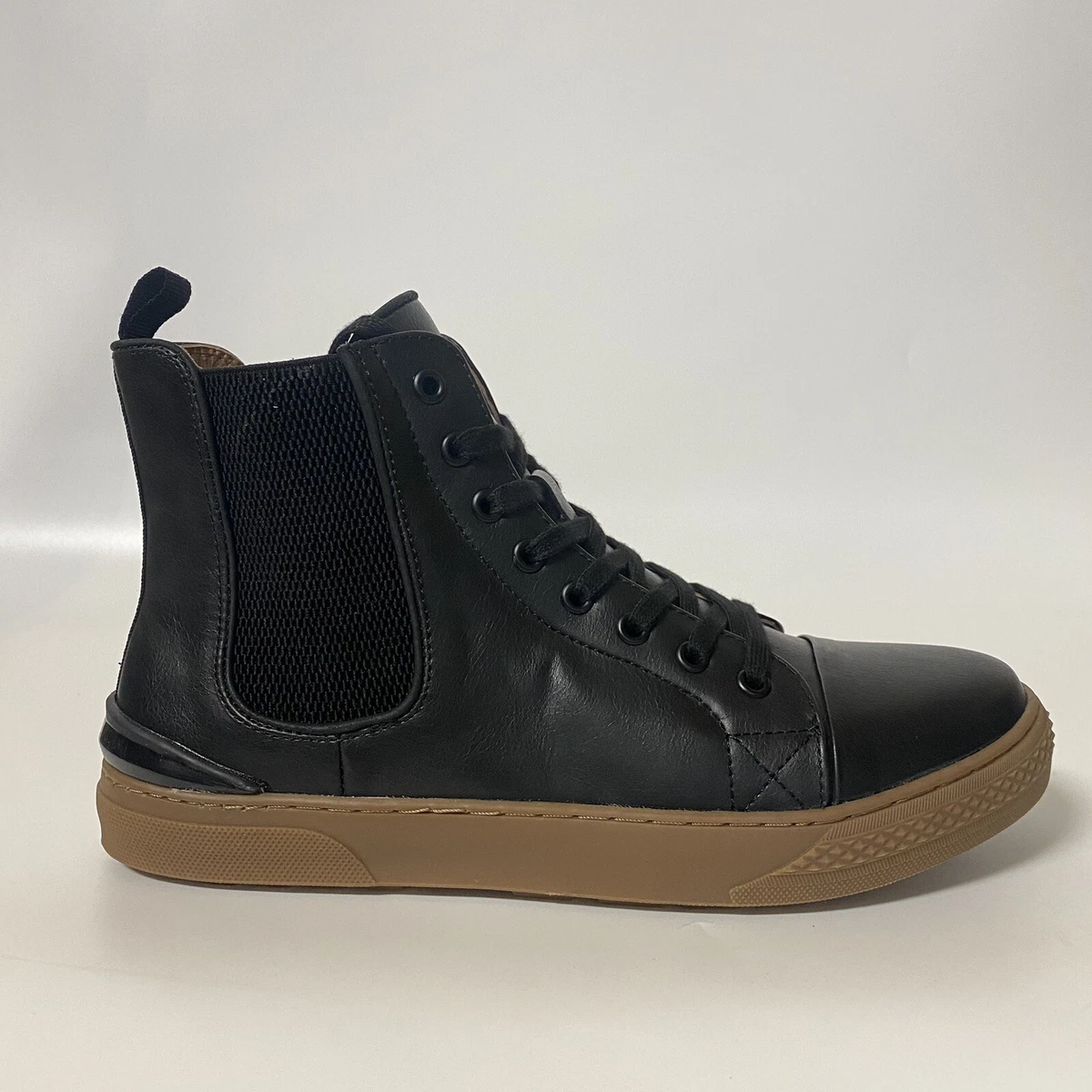 Steve Madden Mens M Axwell Leather Fitness High Top Sneakers Mens Size 9