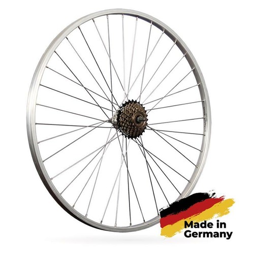 Hinterrad 28 Zoll Mit Zahnkranz 7 Fach Scheibenbremse 28 Zoll Fahrrad Hinterrad Laufrad Aluminiumfelge mit 7 fach