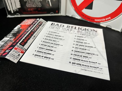 Bad Religion New Maps of Hell Made in Japan OBI CD (Epitaph 2007) Hardcore Punk - Picture 4 of 6