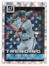 Trey Mancini 2022 Donruss Trending Silver /349 #11 Insert Card