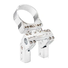 4" Handlebar Riser Clamp w/4" Gauge Housing For Harley 93-13 Sportster 883 1200