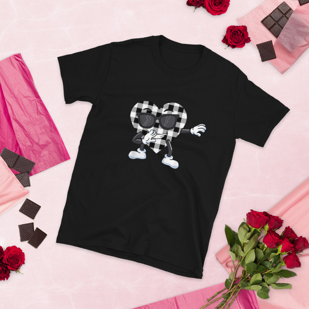 Dabbing heart Valentines Day cute gift for boys T-Shirt | eBay