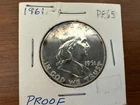 1961 Franklin Half Dollar - Proof