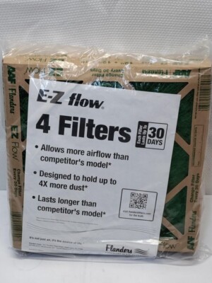 Flanders 12 X 12 X 1 Precisionaire Nested Glass Air Filter (Case Of 24 ...