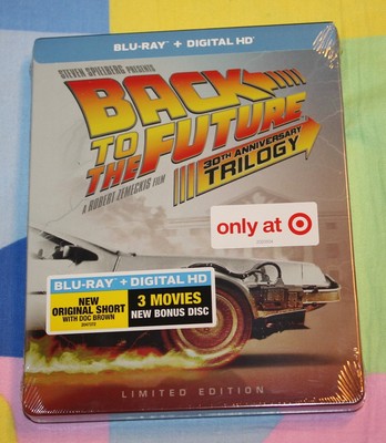 NEW BACK TO THE FUTURE 30th Anniversary Complete Trilogy Steelbook
