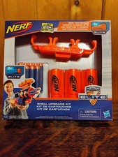 Nerf Shell Elite Upgrade Kit 3 Shells 9 Nerf Darts And Shell Holder New