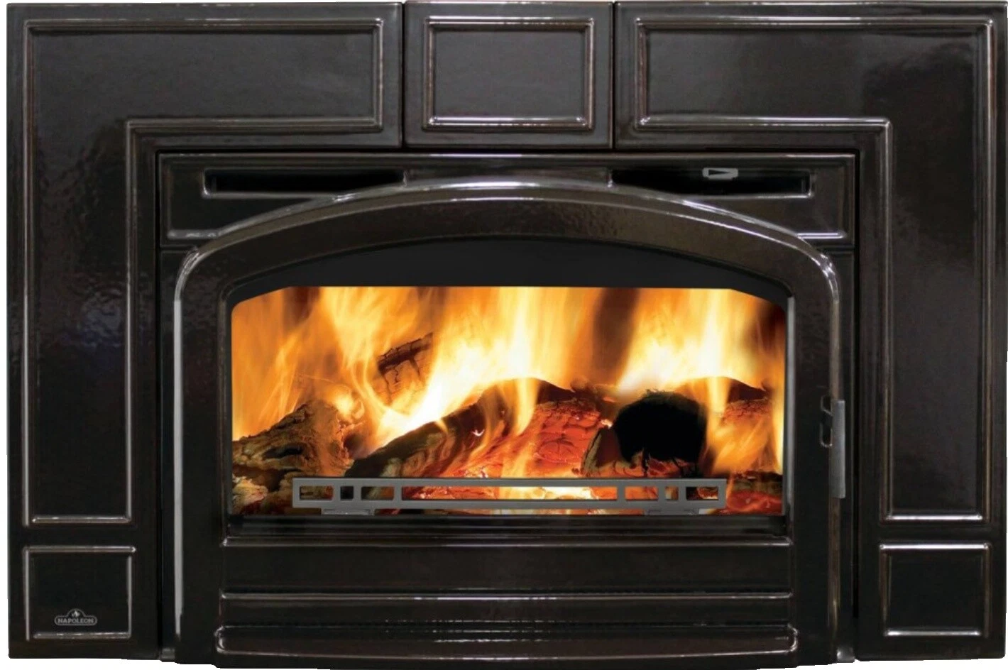 拿破仑木褐色壁炉