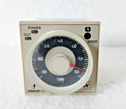Omron H3CR-A8E Solid-State Timer | Multi-Range | 100-240VAC / 100-125VDC | Used