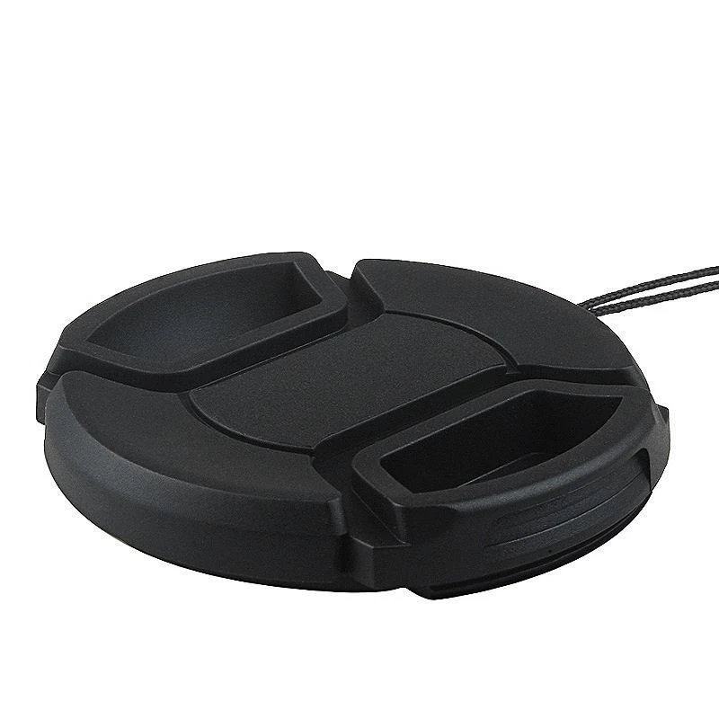 77mm Center Pinch Snap-on Front Lens Cap Hood Cover For Canon Lens With Strap - Image 4 of 4