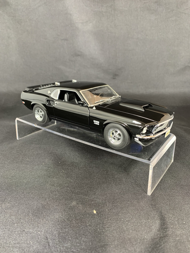 DANBURY MINT 1969 FORD MUSTANG BOSS 429 BLACK 1:24 SCALE