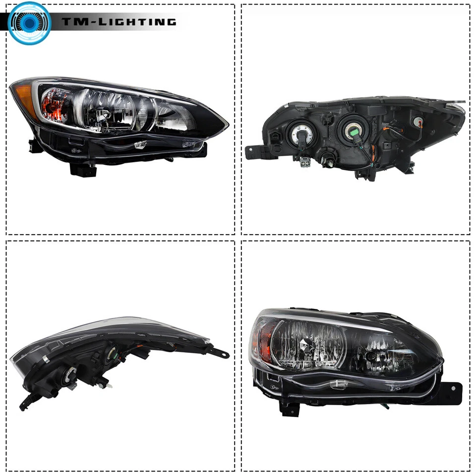 Para 2017-2022 Subaru Impreza/2018-23 Crosstrek farol de halogênio lâmpada direita cromada - Imagem 4 de 4