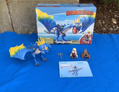 Playmobil 9247 Astrid und Sturmpfeil Dragons Sehr Gut RAR selten