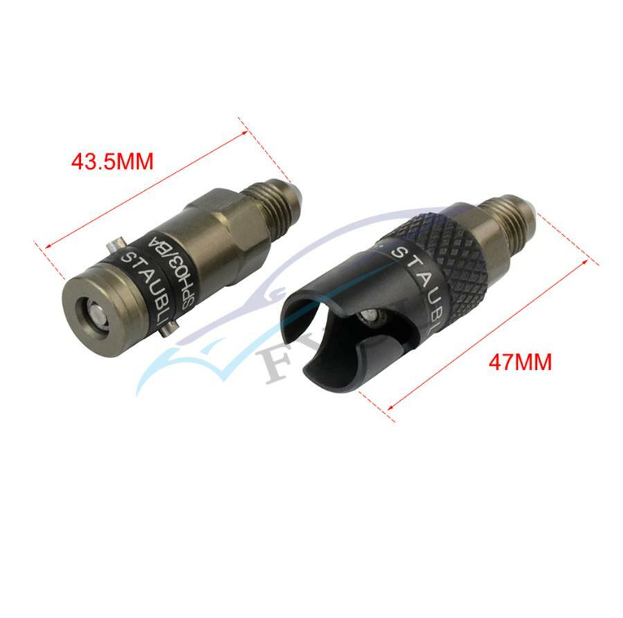 3AN CNC Black Aluminum Quick Release Dry Brake Line Coupling Fitting Universal*1 4388558940426