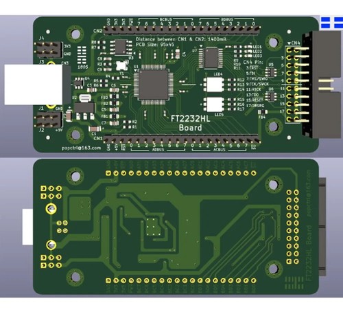 Scheda di sviluppo FT2232HL /FT4232HL FT2232H supporto porta USB JTAG openOCD - Foto 4 di 10