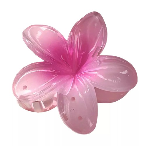 Summer Egg Flower Hair Clip Large Hair Claw Decor Beach Hawaii Holiday Dressing - Picture 10 of 70