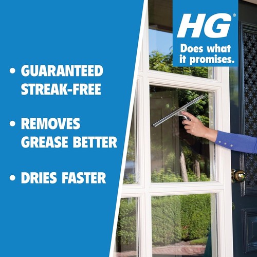 Glass and Mirror Cleaner, Streak-Free Glass Cleaner, HG Removes Grease 500ml. - Picture 4 of 5